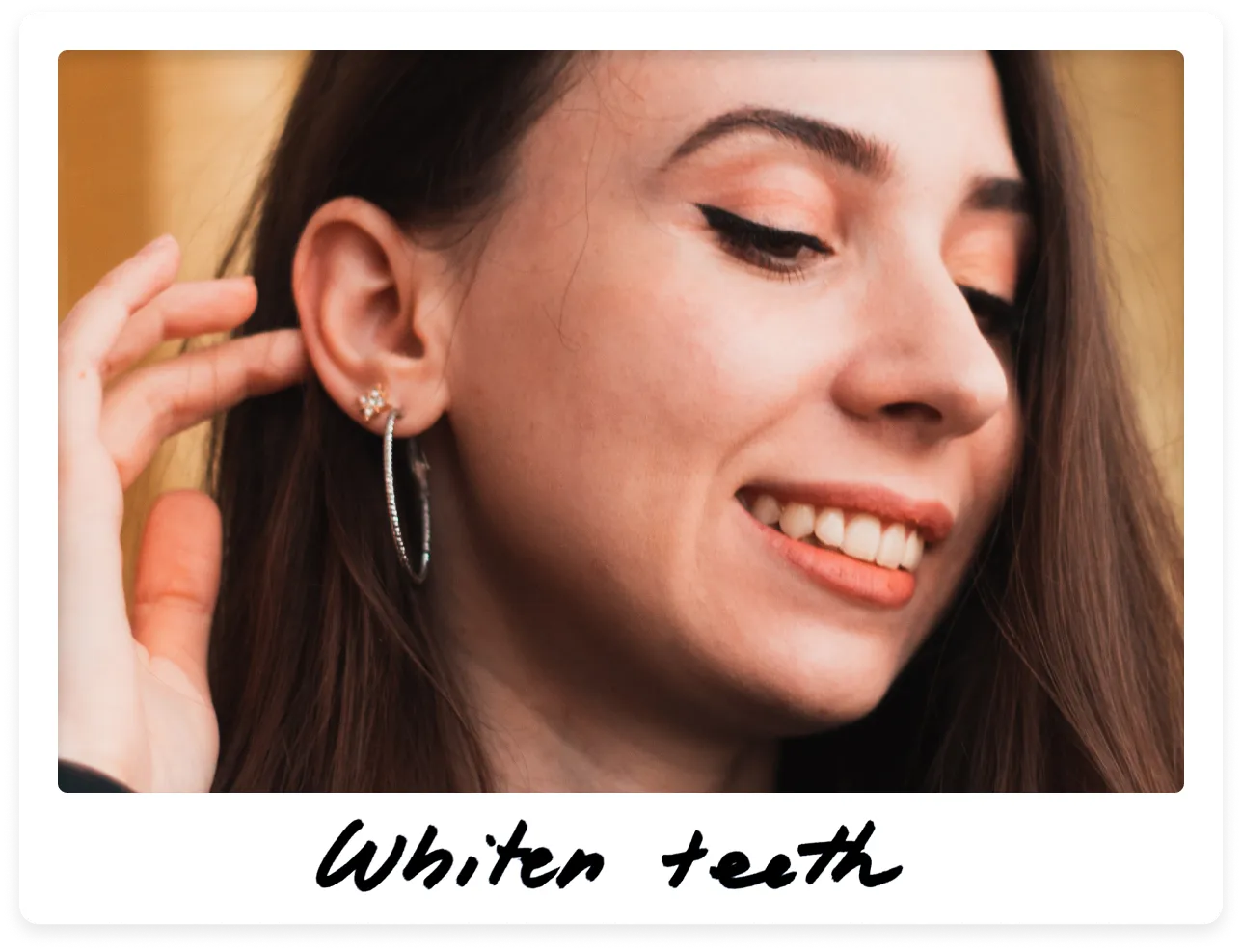 Whiten teeth demo